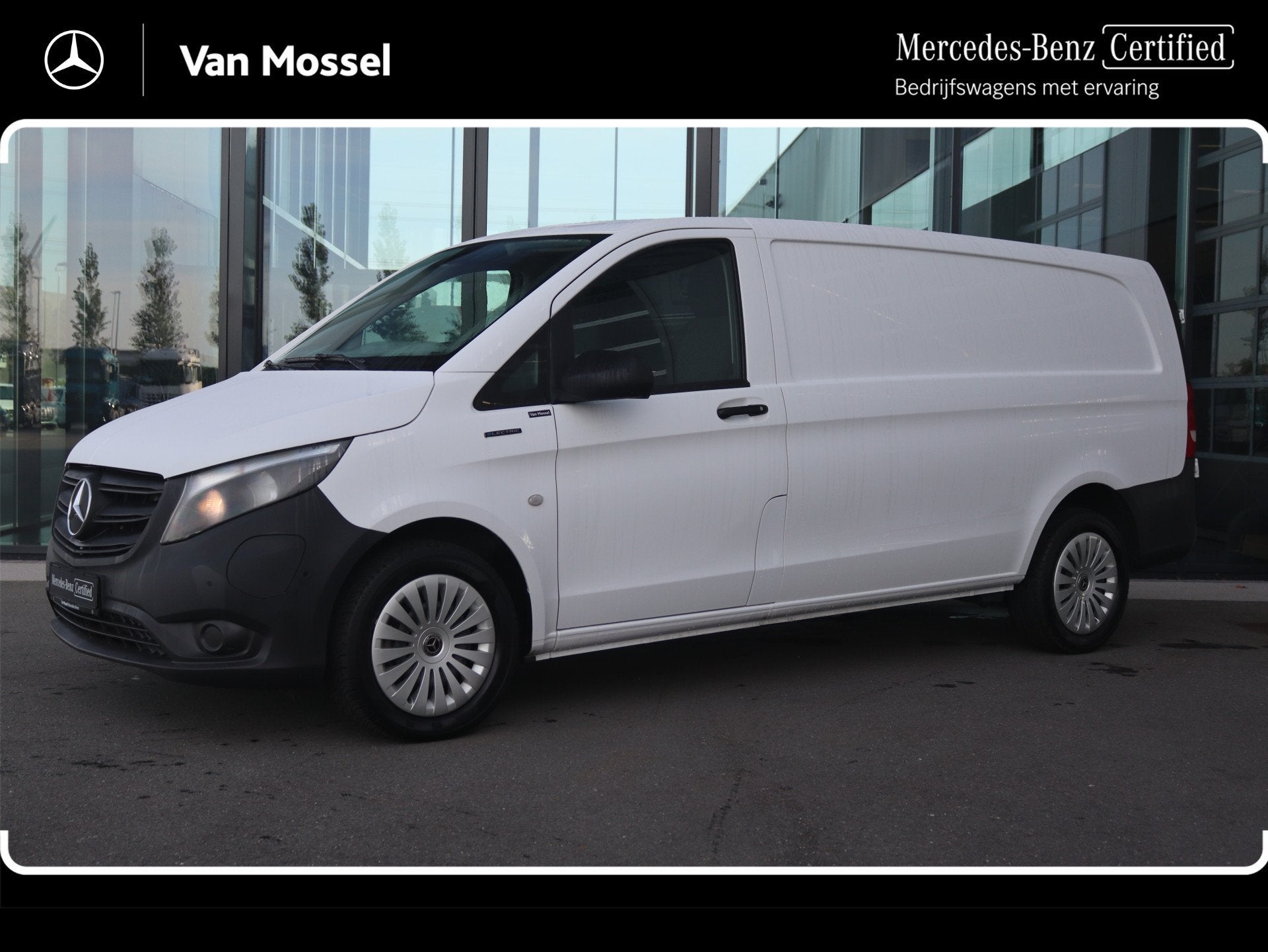 Mercedes-Benz eVito eVito 112 L3 66 kWh AIRCO/CAMERA/SNELLAD, Auto's, Gebruikt, 2246 kg, 116 pk, Wit