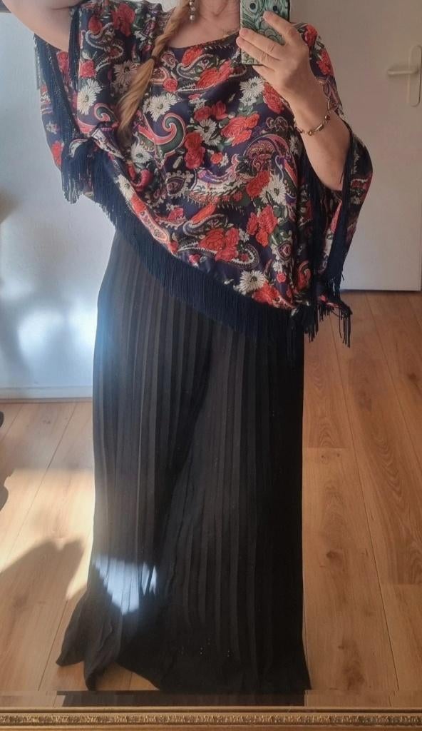 Mooi poncho/blouse, Verzenden, Nieuw, Maat 46/48 (XL) of groter, Blauw