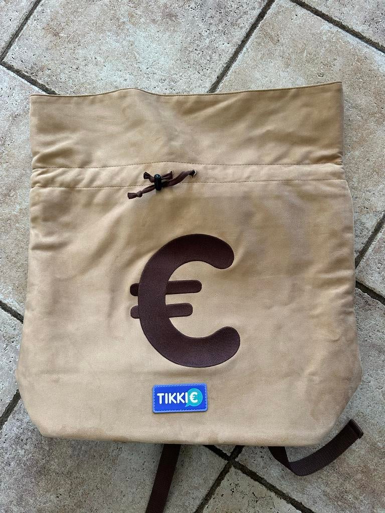 Tikkie Rugzak met Euro Teken, Ophalen of Verzenden, Nieuw, Overige merken, 30 tot 45 cm