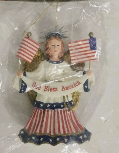 kerstbal KURT ADLER STATUE of LIBERTY  beeld America Amerika, Ophalen of Verzenden