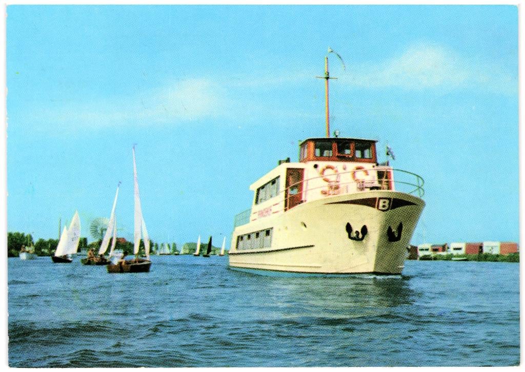 801322 Leeuwarden 1975 Toeristenboot Princehof Gelopen, Verzenden, 1960 tot 1980, Gelopen, Friesland