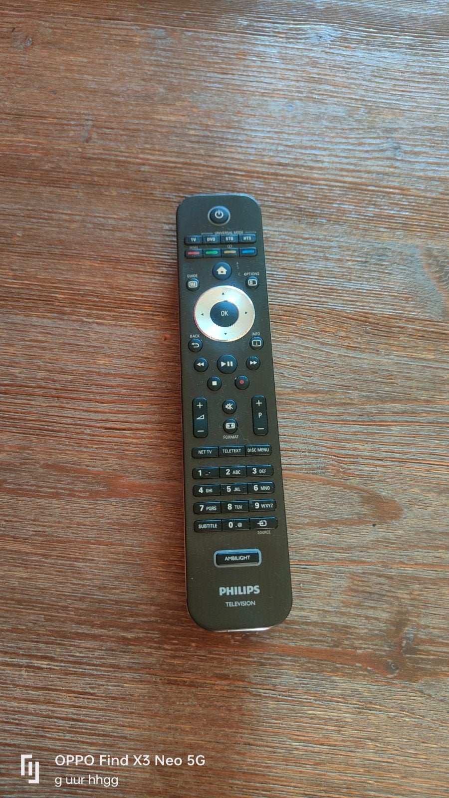 Philips Afstandsbediening voor TV met Ambilight, Audio, Tv en Foto, Afstandsbedieningen, Ophalen of Verzenden, Gebruikt, Origineel