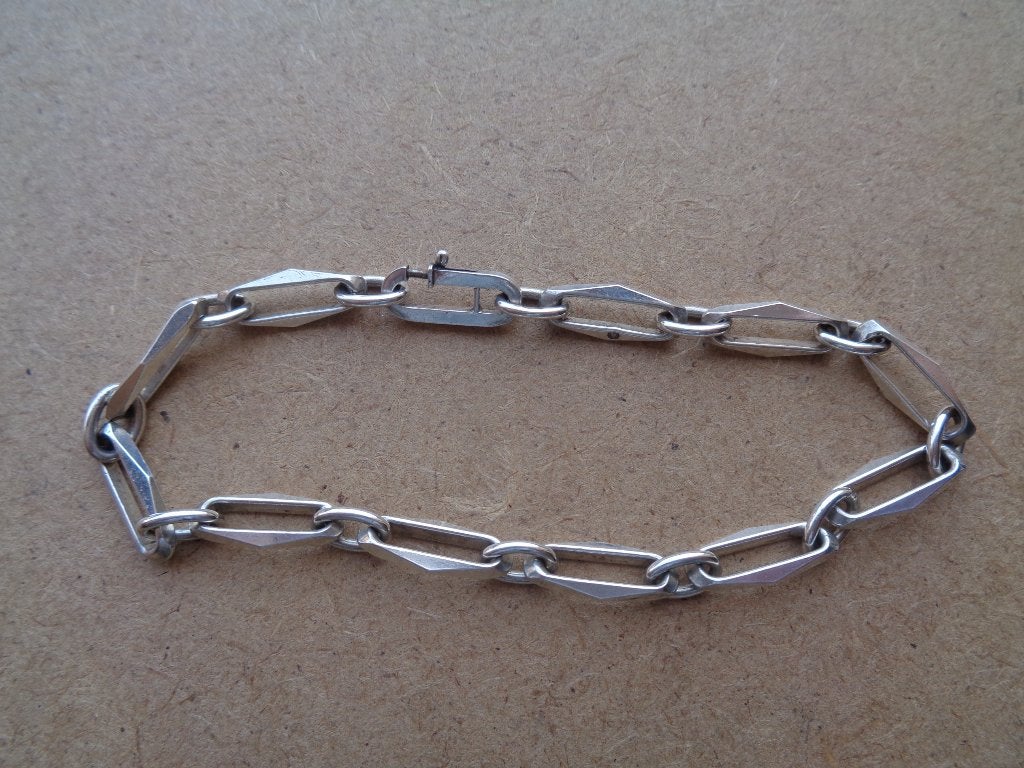zilveren closed for ever armband [355], Sieraden, Tassen en Uiterlijk, Verzenden, Zo goed als nieuw, Zilver, Zilver