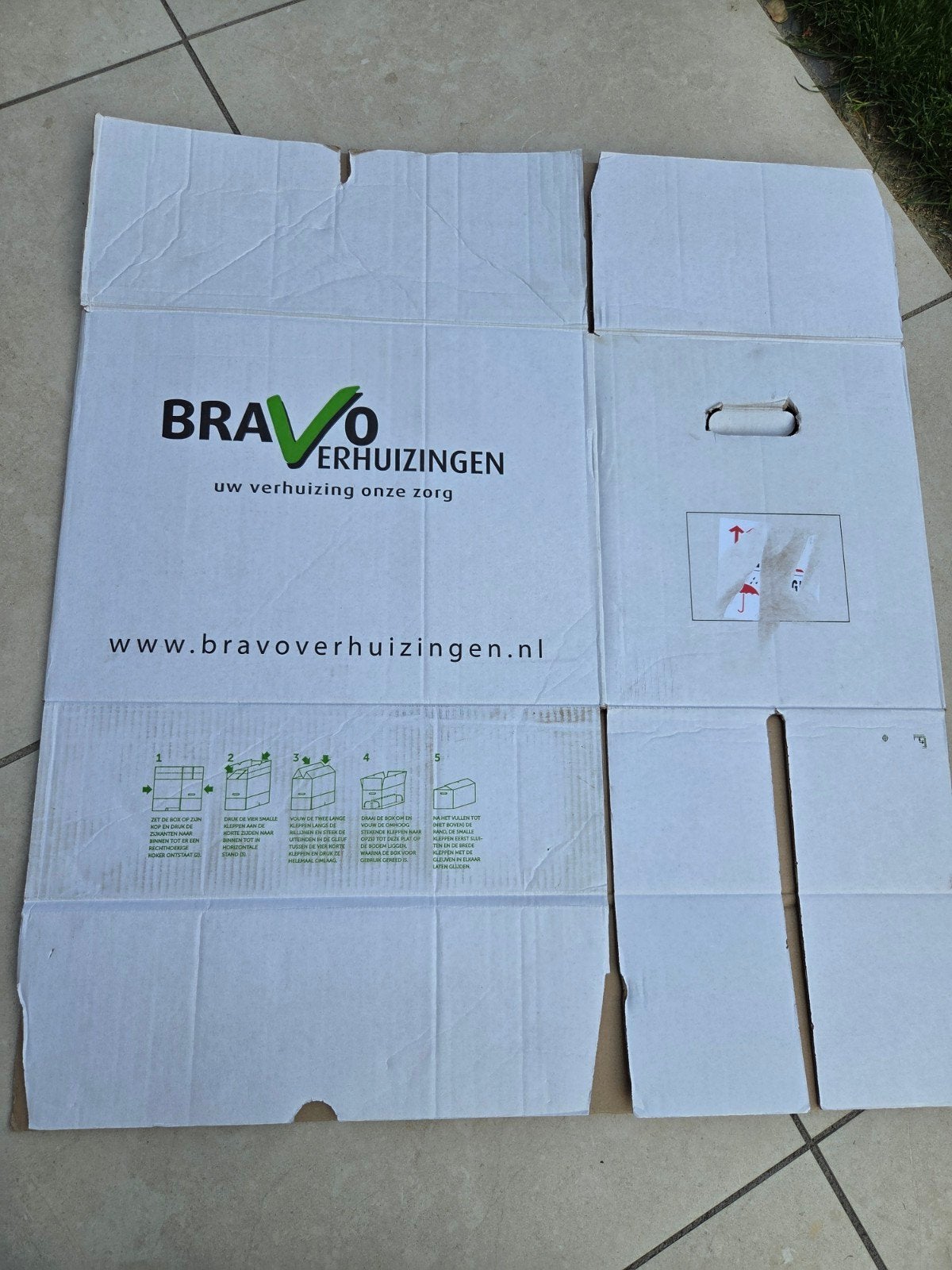 30 professionele verhuisdozen, Ophalen, Gebruikt, Doos, Opvouwbaar