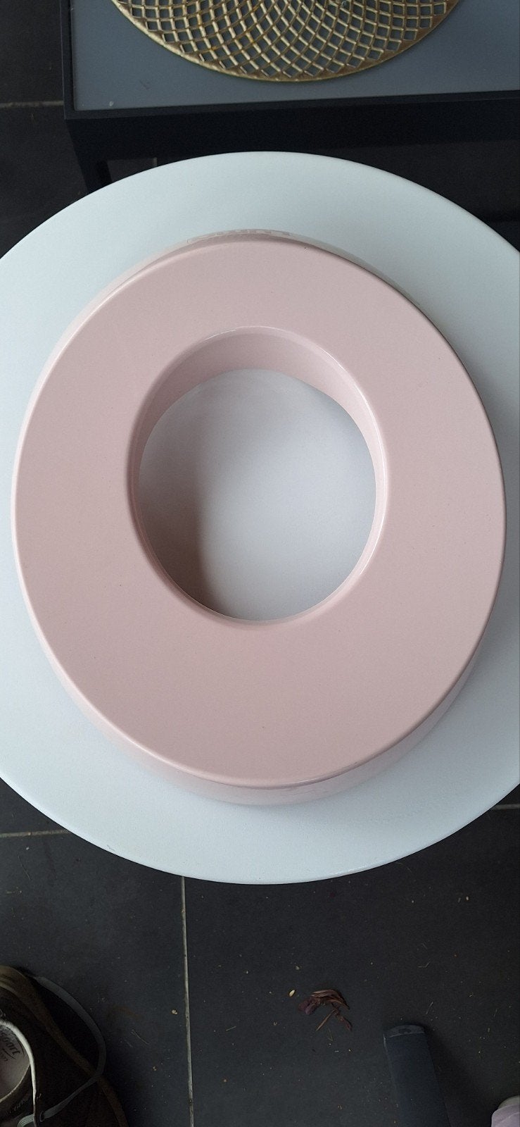 toiletbril verkleiner, Ophalen of Verzenden, Zo goed als nieuw, Geschikt voor droogbloemen, Roze