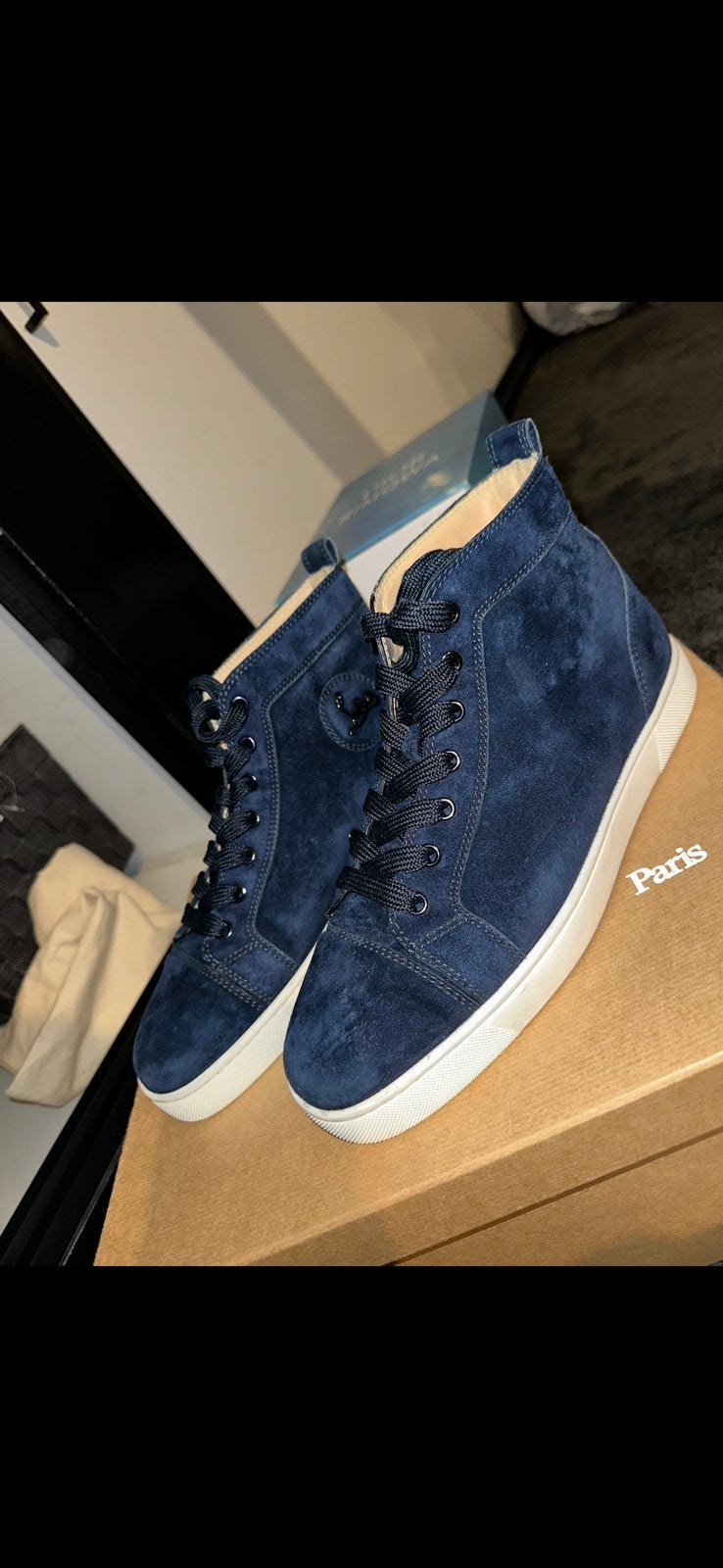 Louboutin sneakers 41 €180, Ophalen of Verzenden, Blauw