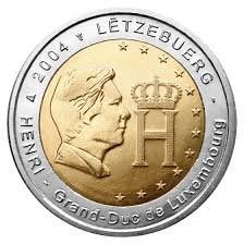 2 Euro Luxemburg 2004 - Groot Hertoglijk Monogram - UNC, Postzegels en Munten, Munten | Europa | Euromunten, Verzenden, Luxemburg