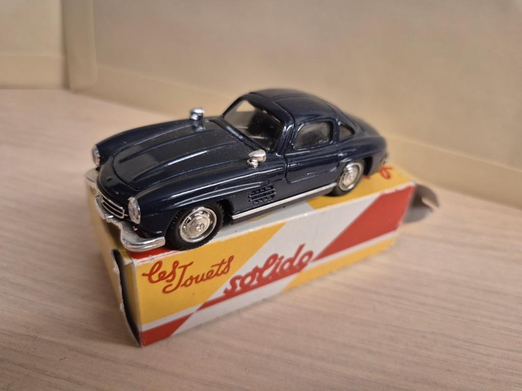 Solido Mercedes 300SL vleugeldeur izgst, Ophalen of Verzenden, Zo goed als nieuw, Auto, Solido