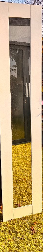 Moderne Kastdeur met Glas en Handgrepen, Huis en Inrichting, Ophalen, Gebruikt, 150 tot 200 cm, Rechthoekig