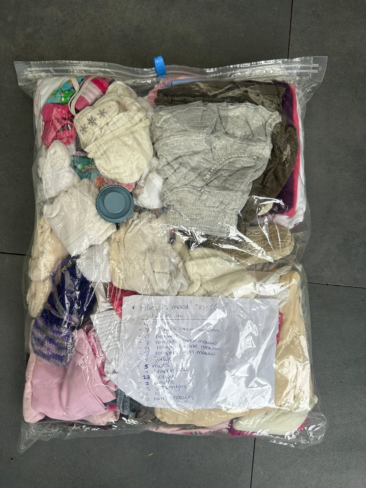 Kinderkleding, baby kleding pakket maat 50-56 (meisjes), Ophalen, Zo goed als nieuw, Meisje