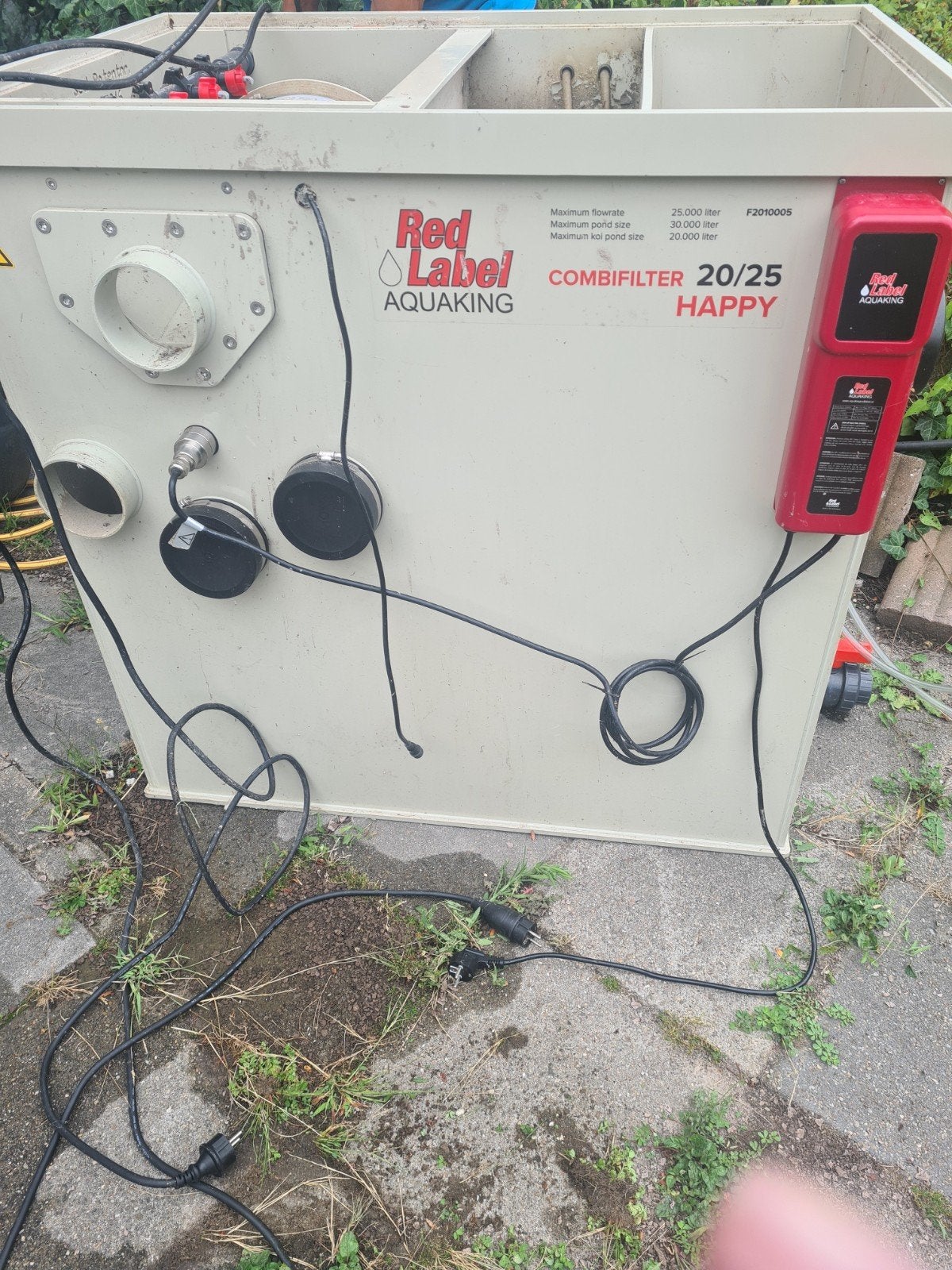 Red Label Aquaking Combifilter 20/25 Happy vijverfilter, Ophalen, Gebruikt