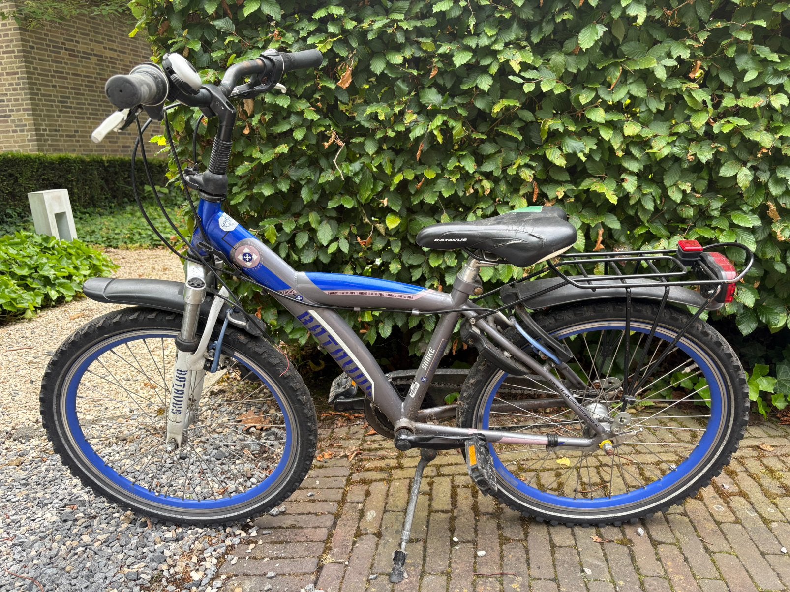 Batavus Fiets jongens 22 inch, Fietsen en Brommers, Fietsen | Kinderfietsjes, Ophalen, Gebruikt, Schijfrem, 20 inch of meer