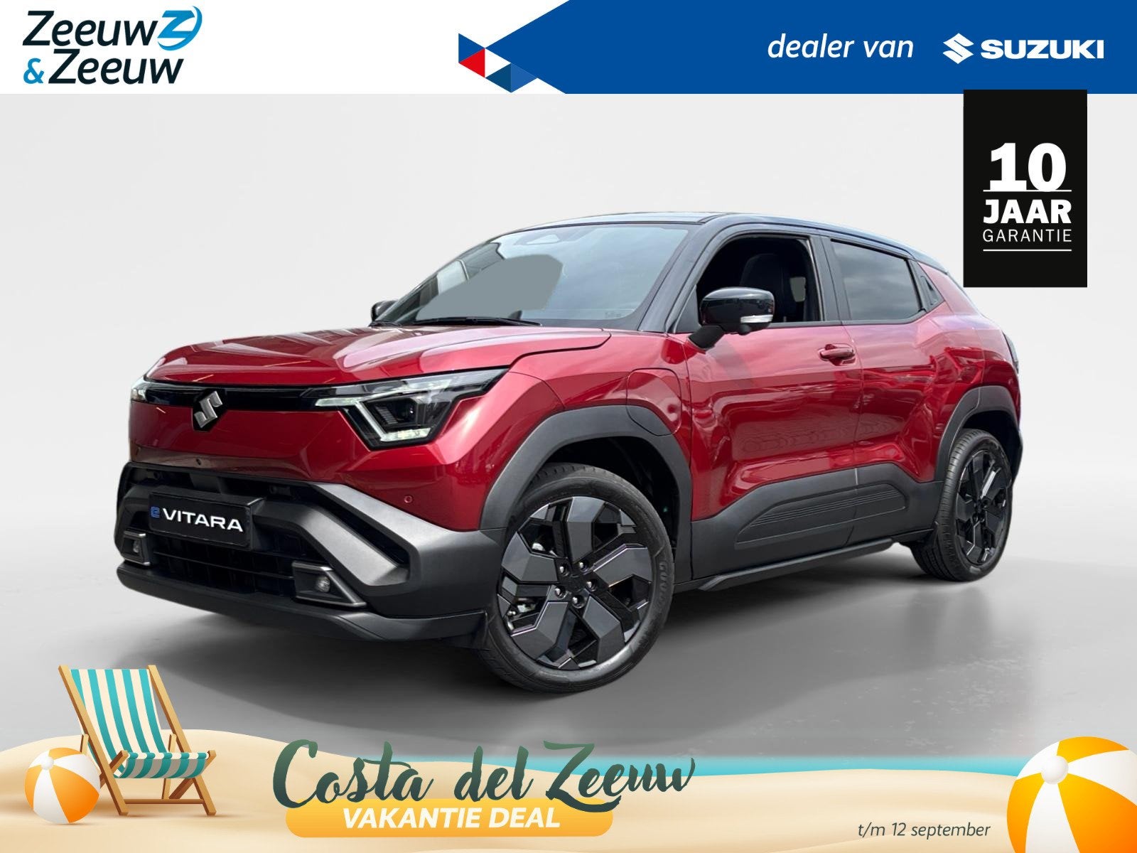 Suzuki e VITARA Style 61 kWh | Snel rijden! | Demo Deal | Ca, Auto's, Suzuki, 12 maanden, Leder en Stof, 61 kWh, SUV of Terreinwagen