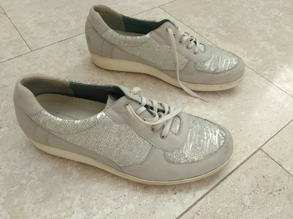 Durea leren schoenen maat 41,5, Kleding | Dames, Ophalen of Verzenden, Zo goed als nieuw, Zwart