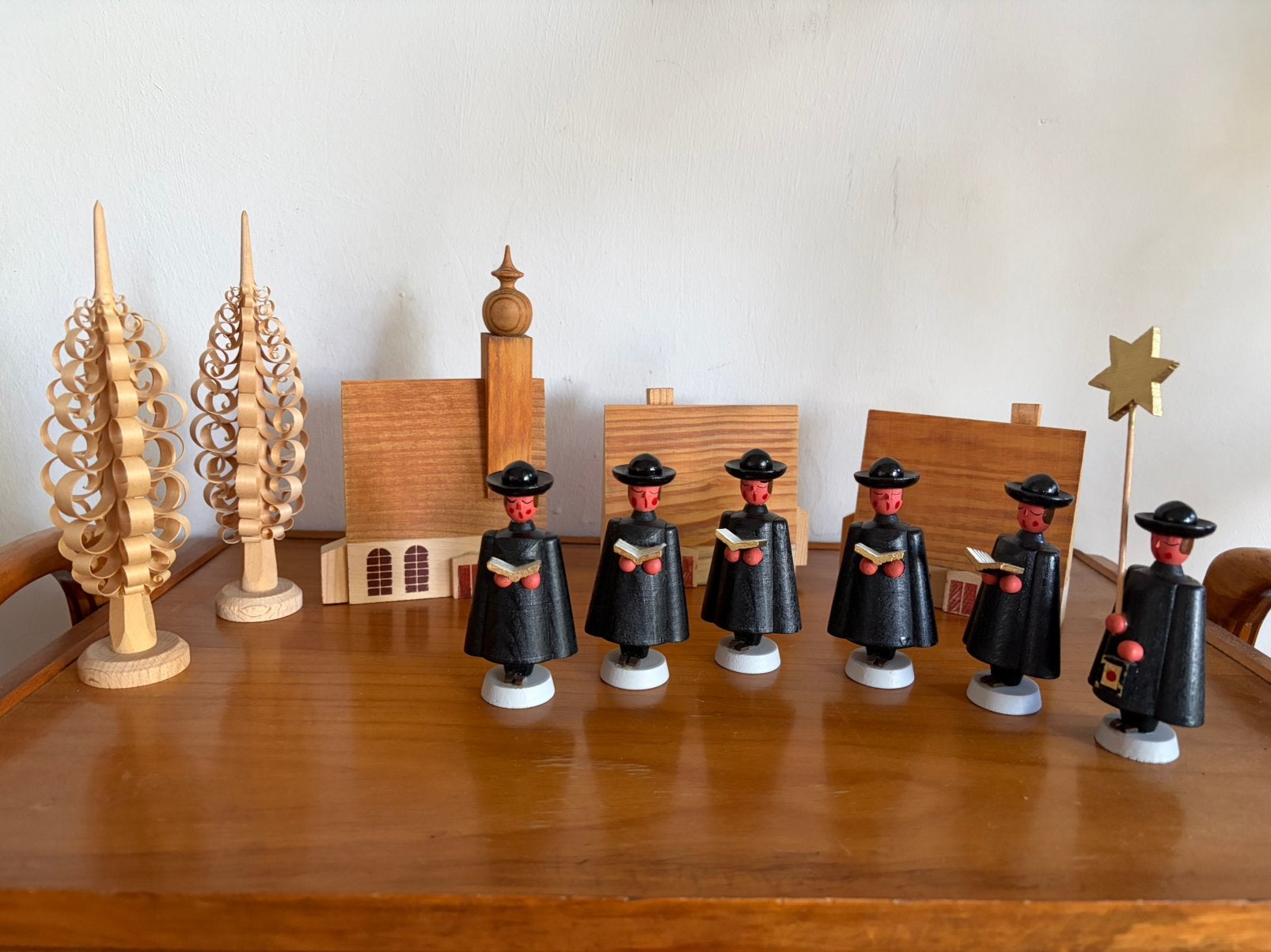 Erzgebirge volkskunst, koorzangers (oud), Diversen, Ophalen of Verzenden, Zo goed als nieuw