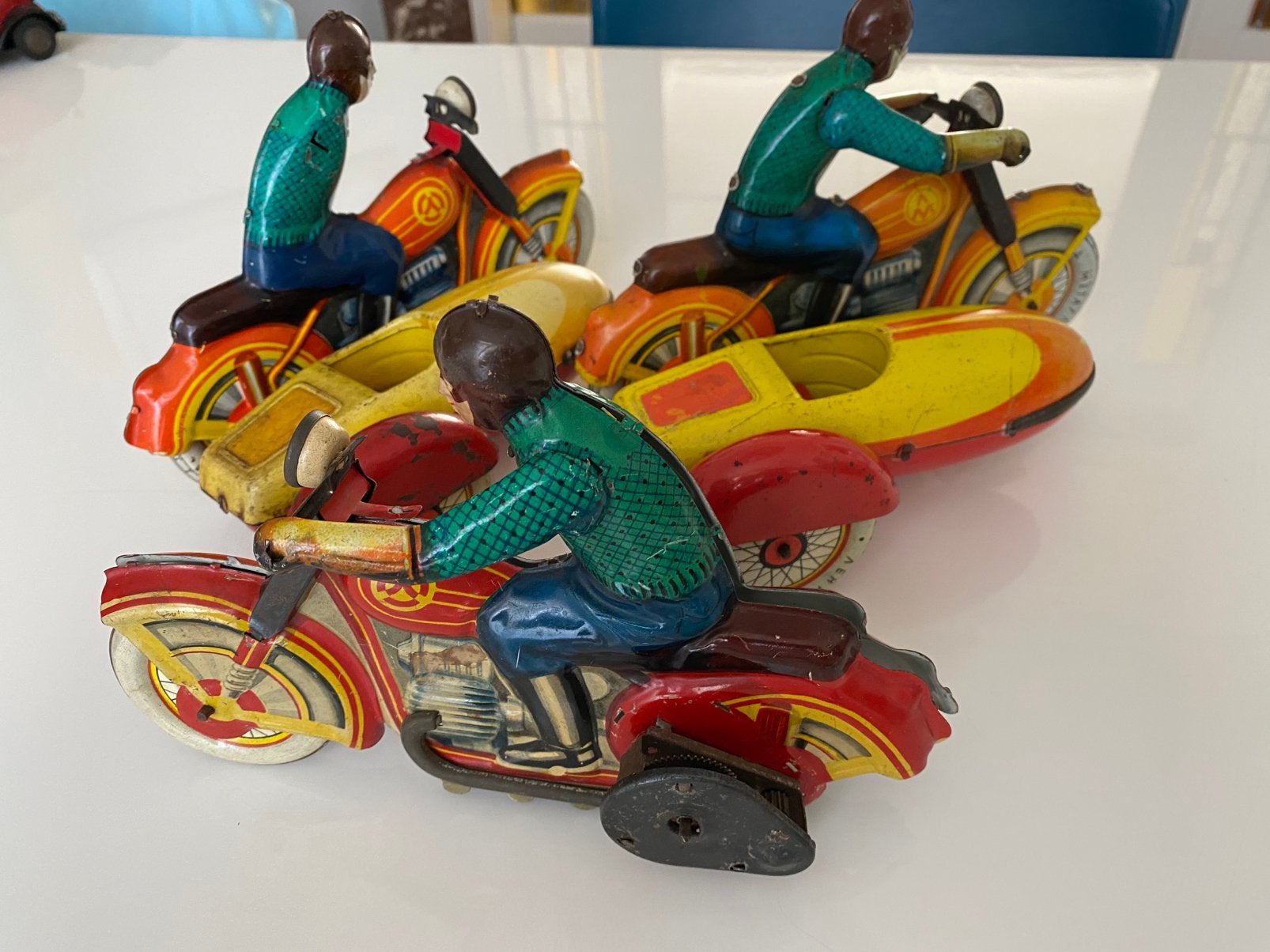 Blikken Motorfietsen USSR., Ophalen of Verzenden