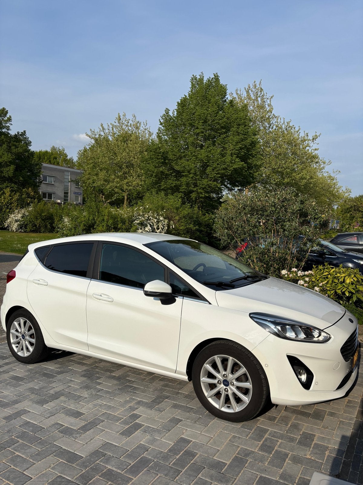 Ford Fiësta 1.0 Ecoboost 100pk 5dr 2018 Wit, Auto's, Ford, Voorwielaandrijving, 1063 kg, 580 kg, Alcantara