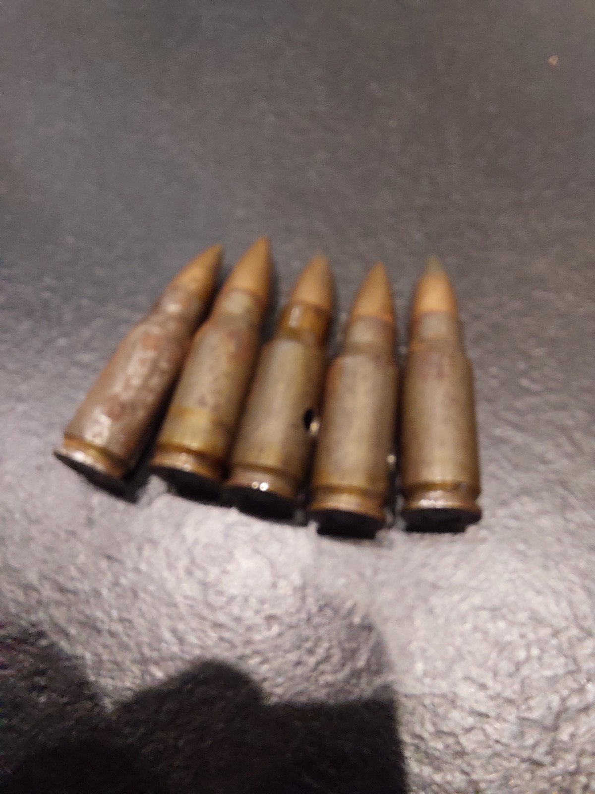 Sturmgewehr patronen leeg en onklaar, Ophalen of Verzenden, Nederland, Hulzen of Bodemvondsten
