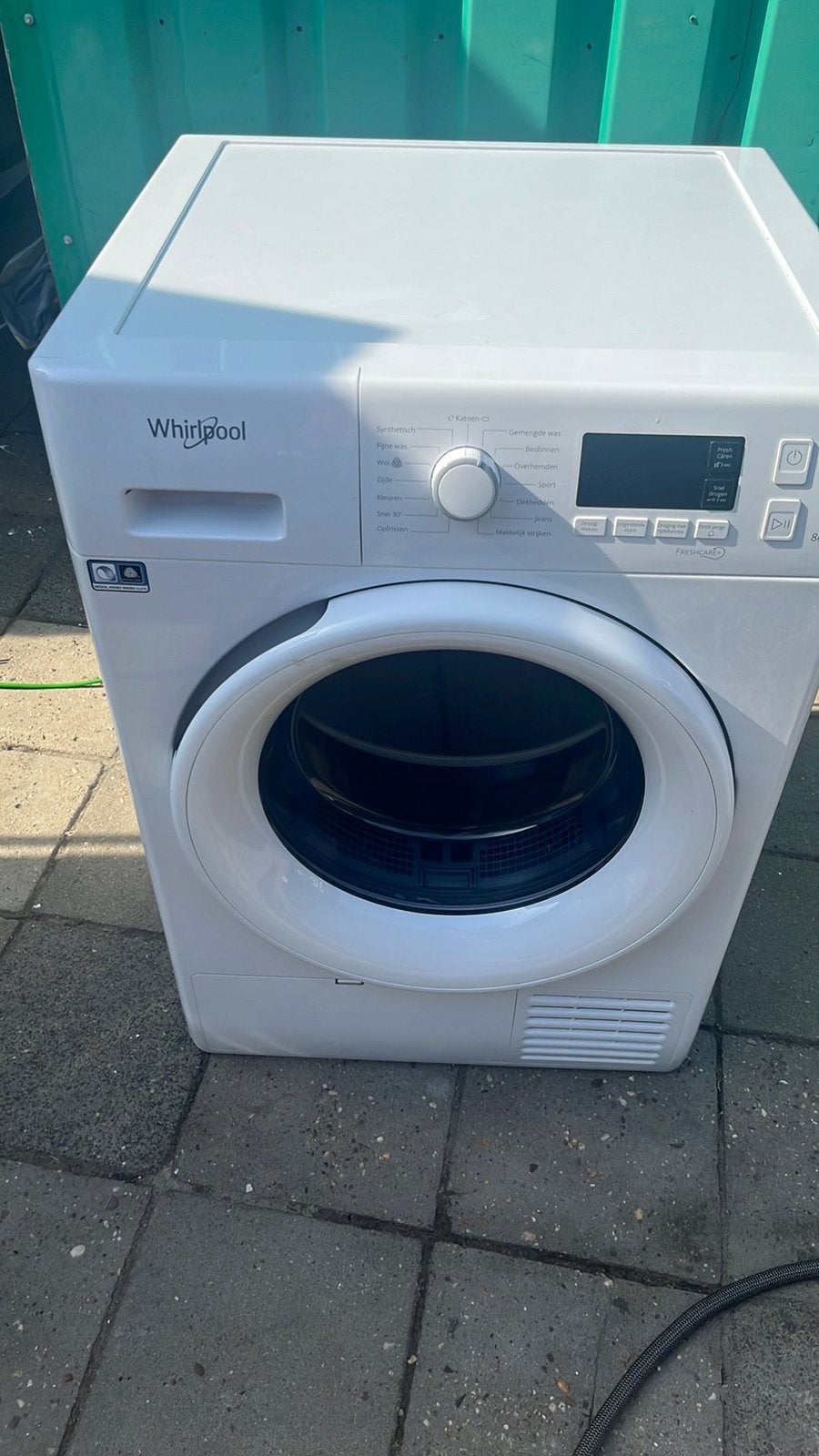 Whirlpool warmtepomp, Witgoed en Apparatuur, Wasdrogers, 6 tot 8 kg, Minder dan 85 cm, Ophalen of Verzenden, Zo goed als nieuw