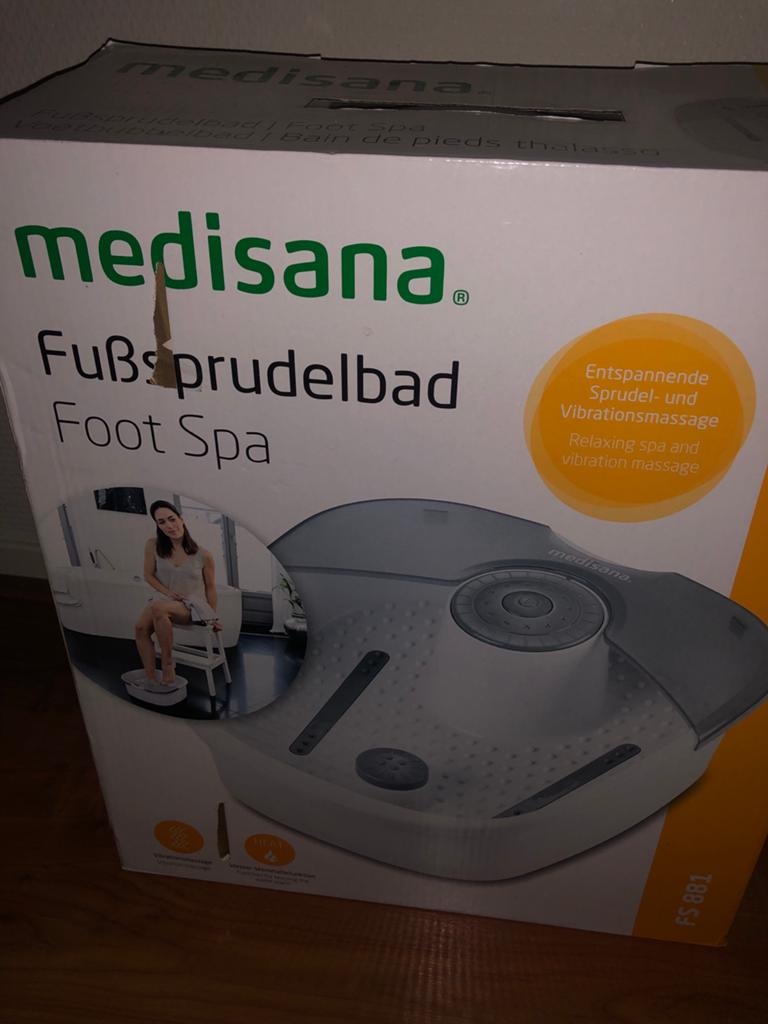 Medisana Voetbubbelbad - Ontspannende Voet Spa, Ophalen of Verzenden, Nieuw, Hand- en Voetverzorging
