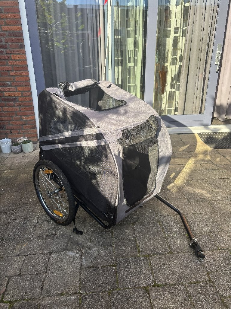Hondenfietskar, Ophalen, Gebruikt
