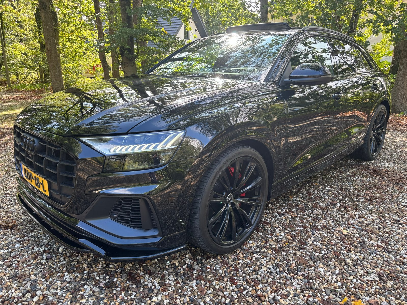 Audi Q8 60 462PK S Competition Zwart Pano BTW hud RS stoel, Automaat, 3500 kg, 2995 cc, Q8