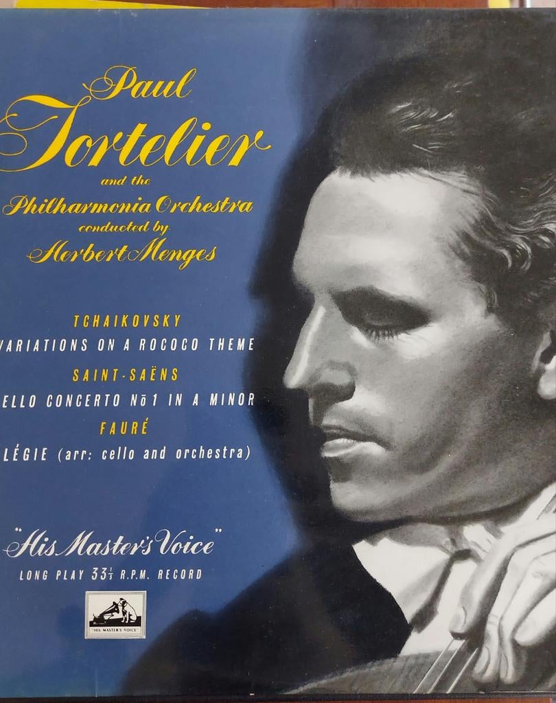 Paul Tortelier - Tchaikovsky, Cd's en Dvd's, Vinyl | Klassiek, Ophalen, Modernisme tot heden, Gebruikt, Orkest of Ballet