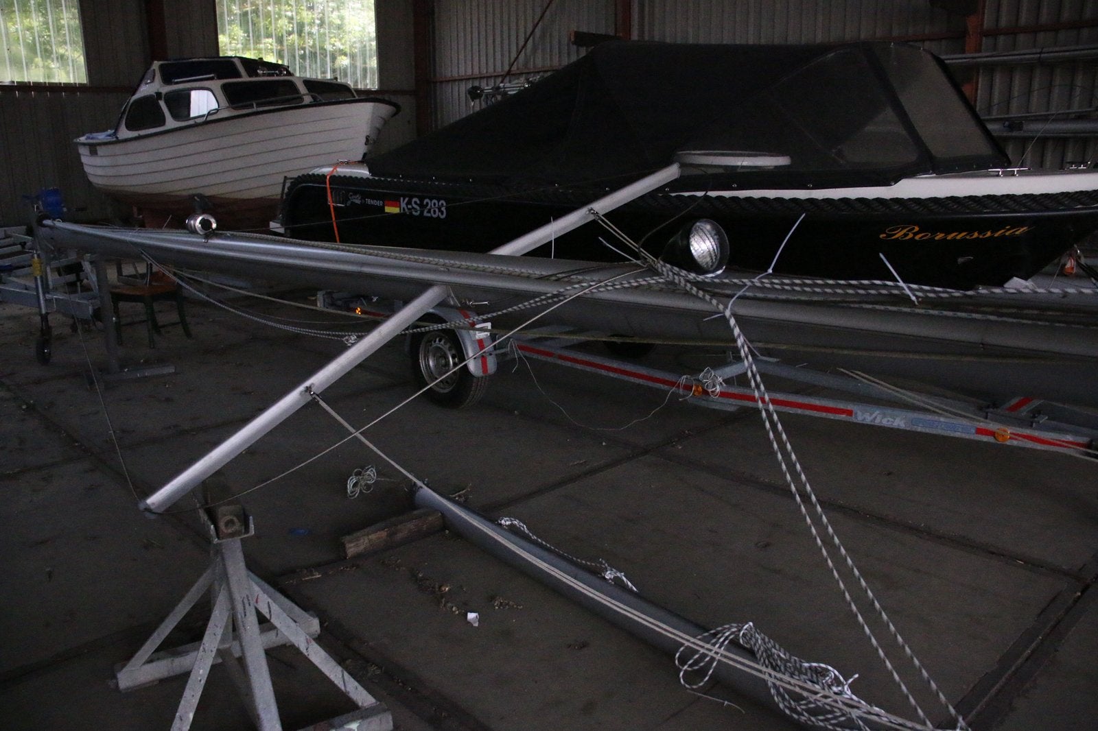 ALuminium mast giek verstaging rolfok genua alles van 2007, Ophalen, Gebruikt, Tuigage en Masten, Zeilboot