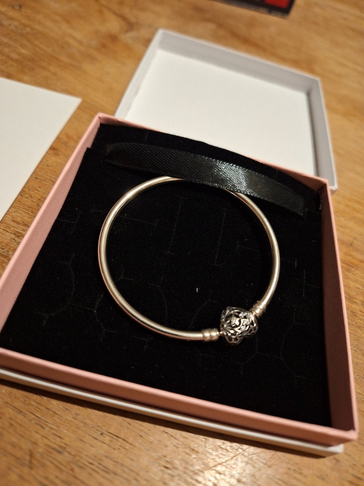 PANDORA armband kosmische bangle hartsluiting zilver NIEUW, Ophalen of Verzenden, Nieuw, Zilver, Zilver