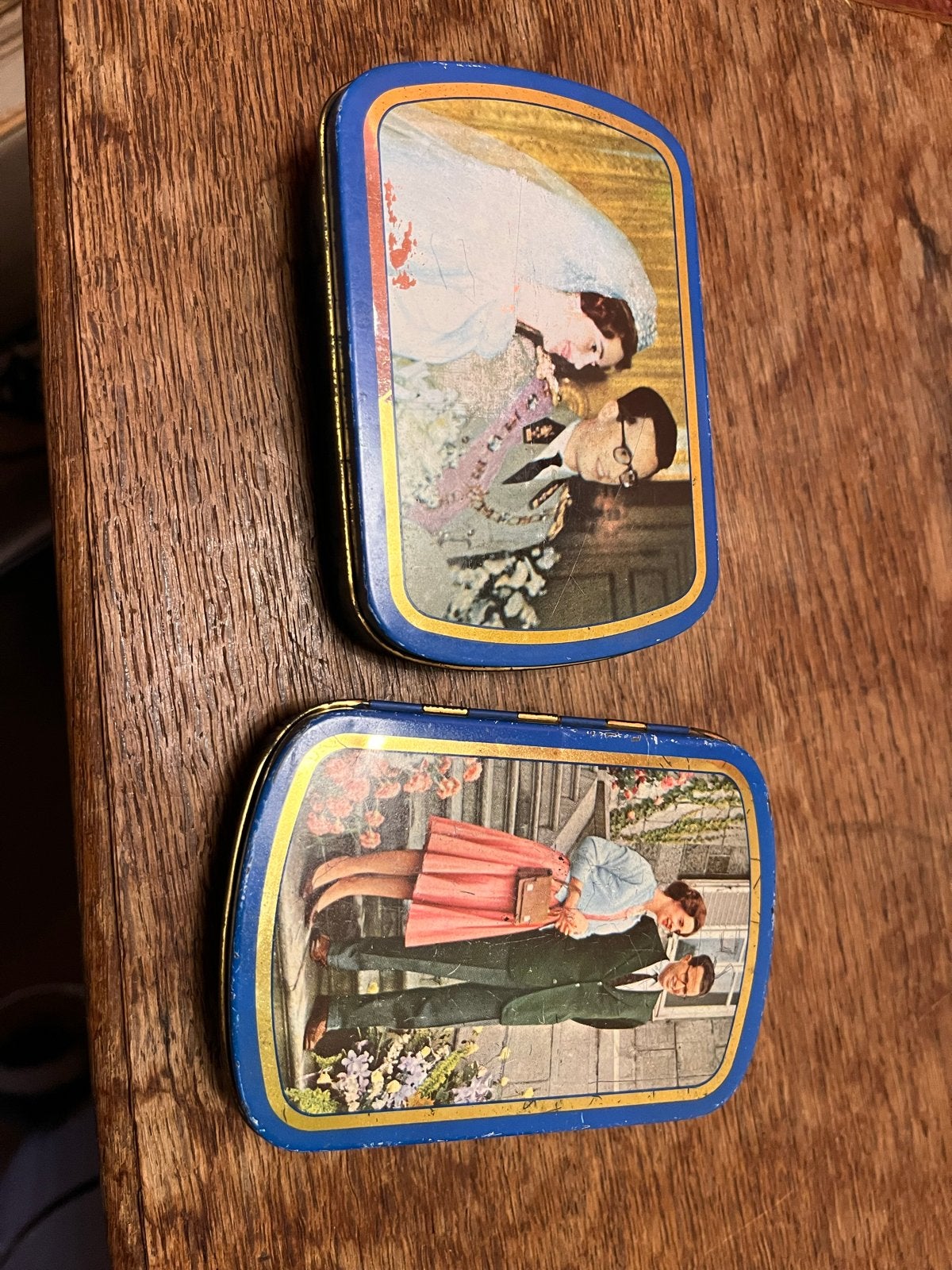 Vintage Rizla sigarettenpapier blikjes (2 stuks), Verzamelen, Ophalen of Verzenden, Gebruikt, Overige, Overige merken