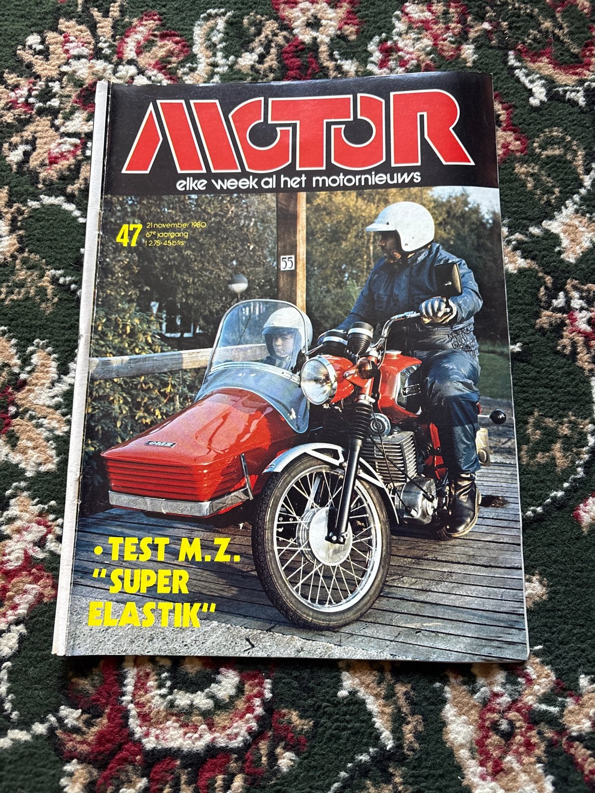 Motor Magazine - 21 november 1980 - Test M.Z. Super Elastik, Ophalen of Verzenden, Gelezen, Algemeen