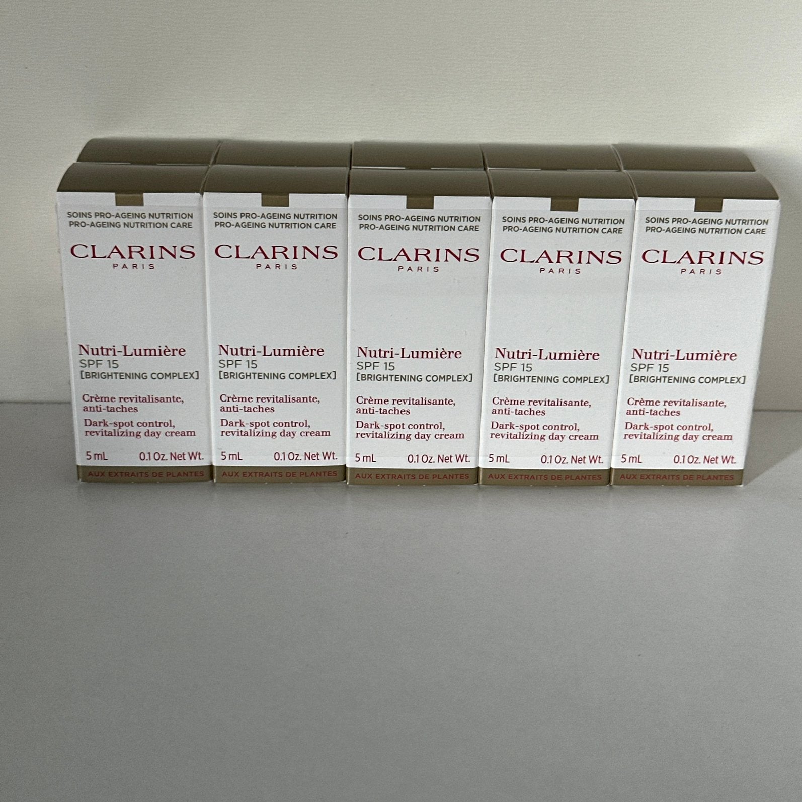 Clarins Nutri-Lumiere SPF 15 Dark-Spot Control Cream 50 ml, Ophalen of Verzenden, Nieuw, Gehele gezicht, Verzorging