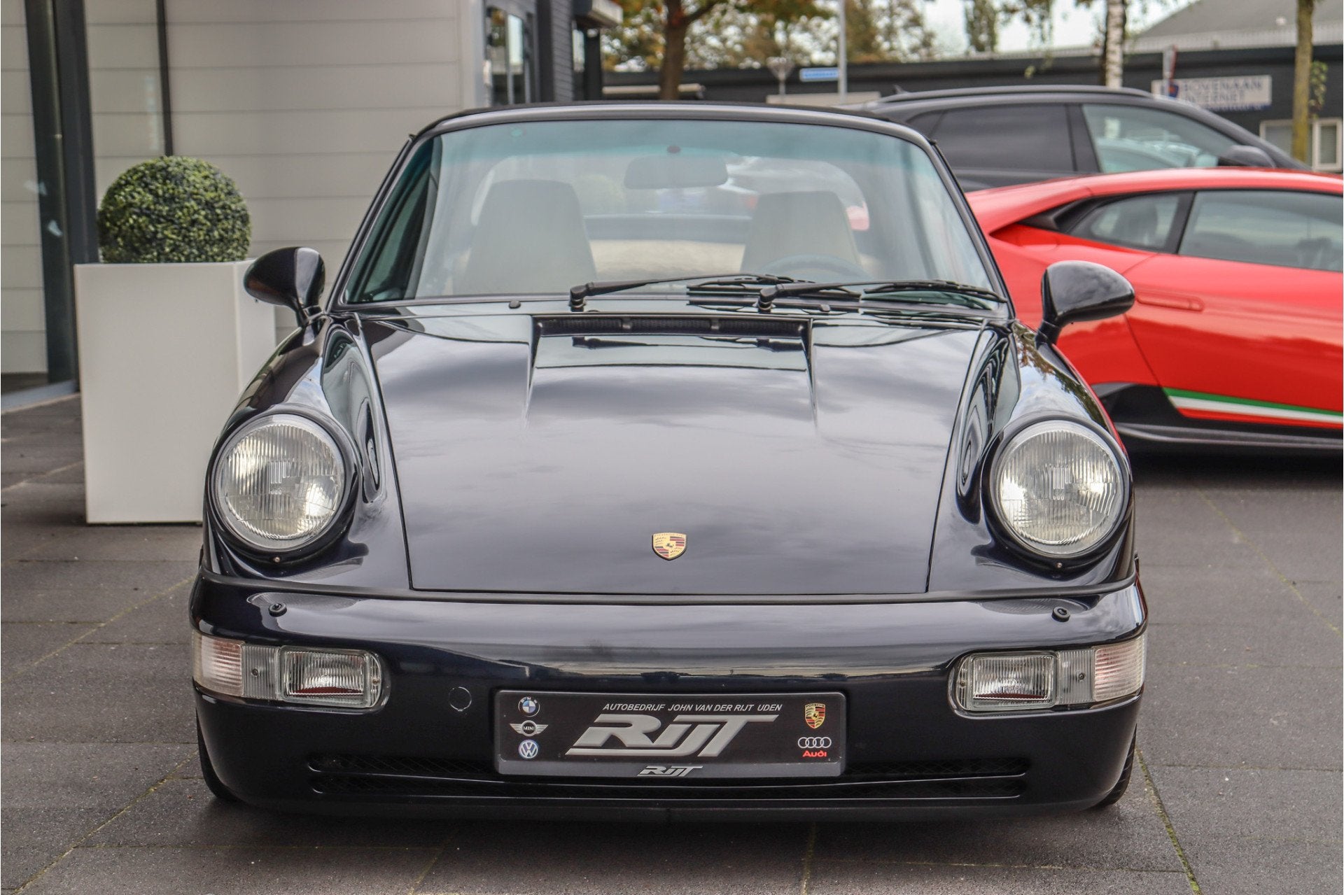 Porsche 911 964 Cabriolet 3.6 handgeschakeld Puntgaaf!, Auto's, Oldtimers, Achterwielaandrijving, Zwart, 3600 cc, Onderhoudsboekje