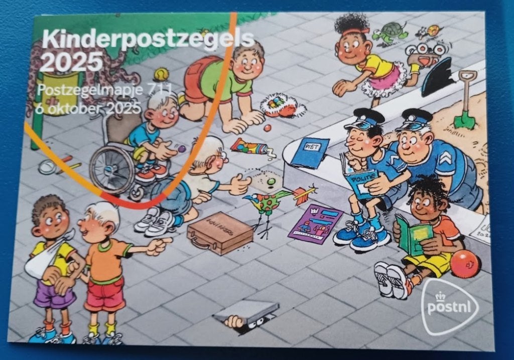 Postzegelmapje 711 - Kinderpostzegels 2025 Jan van Haasteren, Verzenden, Na 1940, Postfris
