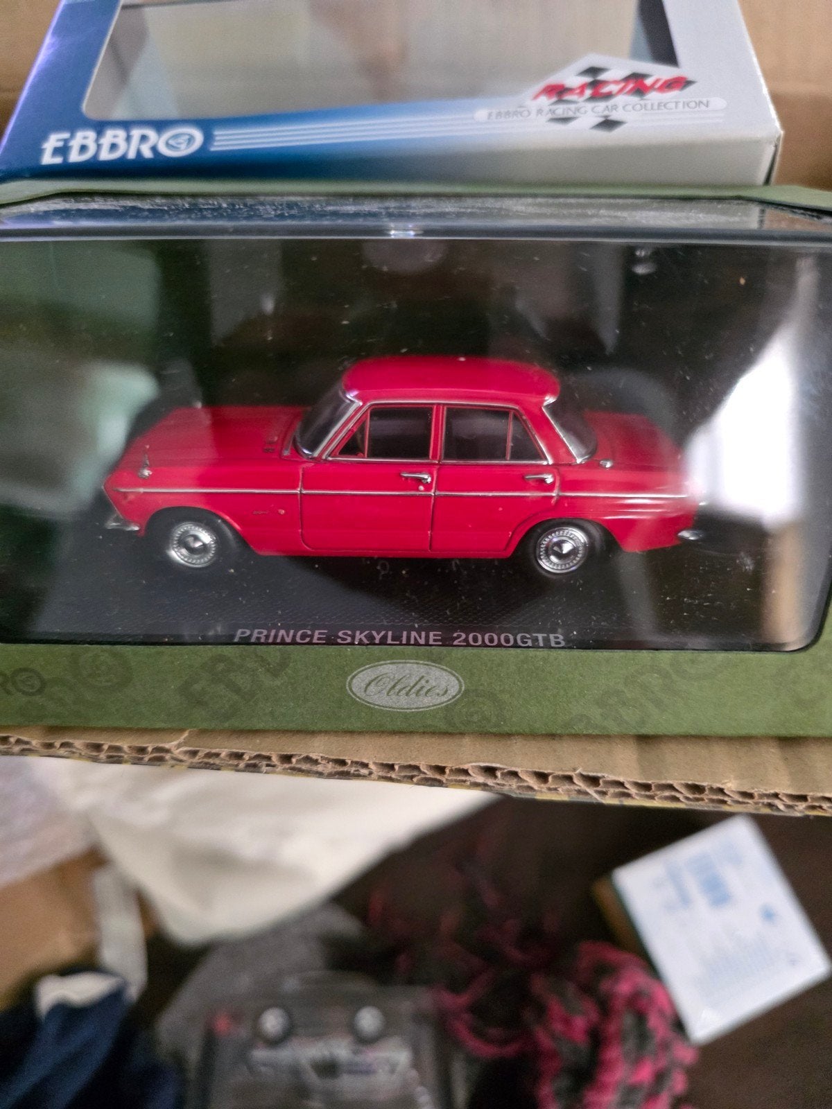 EBBRO Prince Skyline 2000GTB Oldies - Rood Modelauto, Ophalen of Verzenden, Ebbro, Onbekend, Onbekend