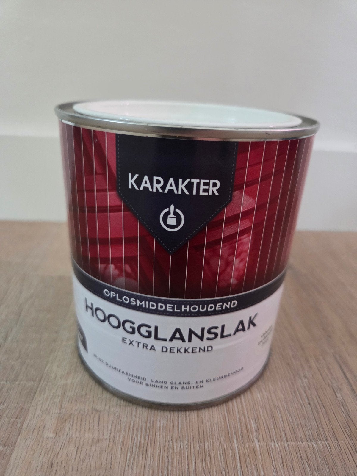 Karakter Hoogglanslak Gebroken Wit RAL 9010 - 750ml, Wit, Nieuw, Ophalen of Verzenden, Lak