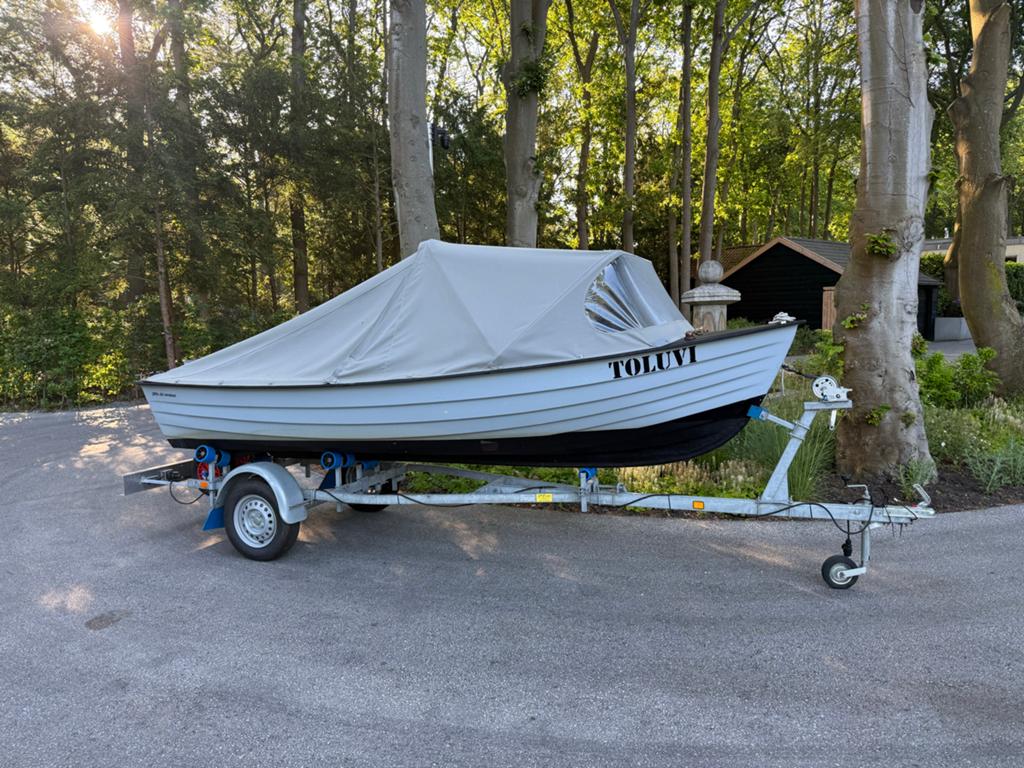 Jofa 455 Sweboat met Mercury 6pk incl kantel aanhanger, Overige merken, Gebruikt, Afdekzeil, Buitenboordmotor