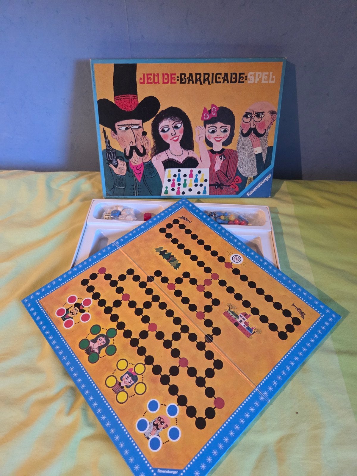 Barricade Spel Ravensburger - Vintage Bordspel, Drie of vier spelers, Ophalen of Verzenden, Zo goed als nieuw, Ravensburger