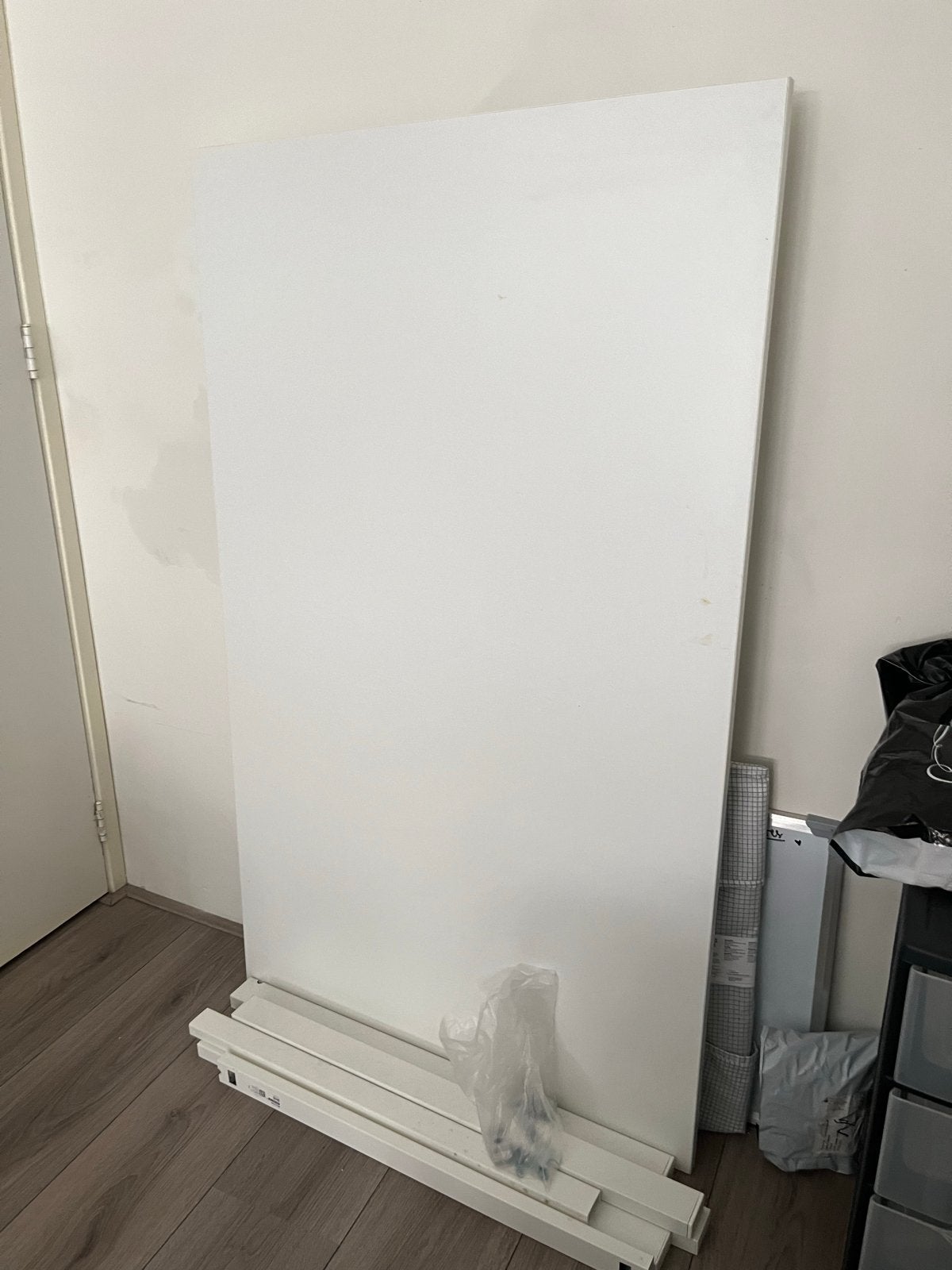 IKEA MELLTORP tafel, wit, 125x75 cm, Ophalen, 100 tot 150 cm, Nieuw, 50 tot 100 cm