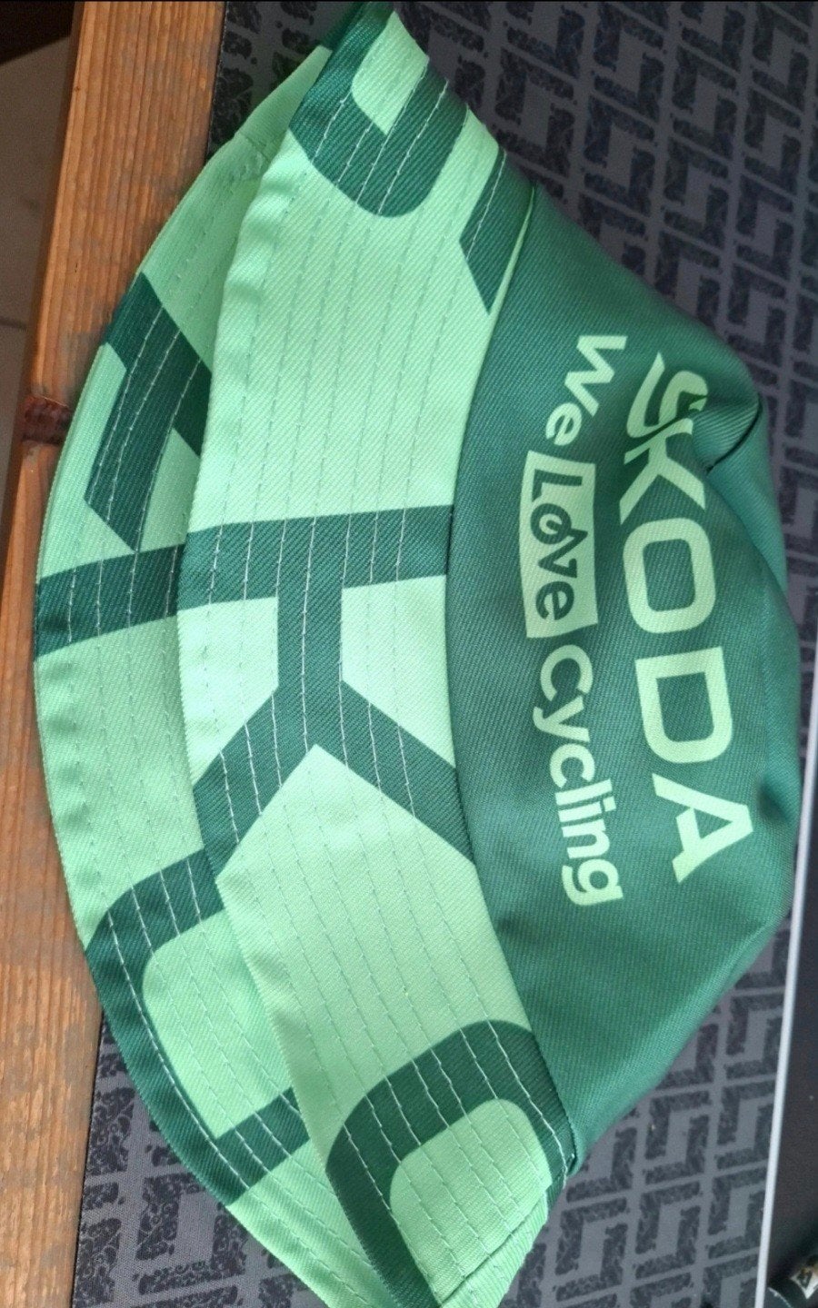 Skoda Bucket Hat - Groen met QR-code en logo, Hoed, Zo goed als nieuw, Skoda, One size fits all