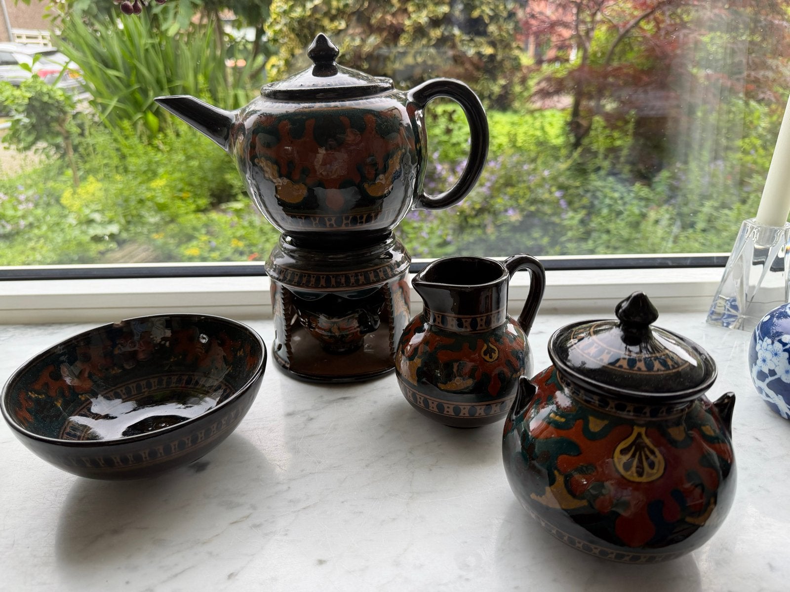 Gouda Holland theeservies set, Ophalen