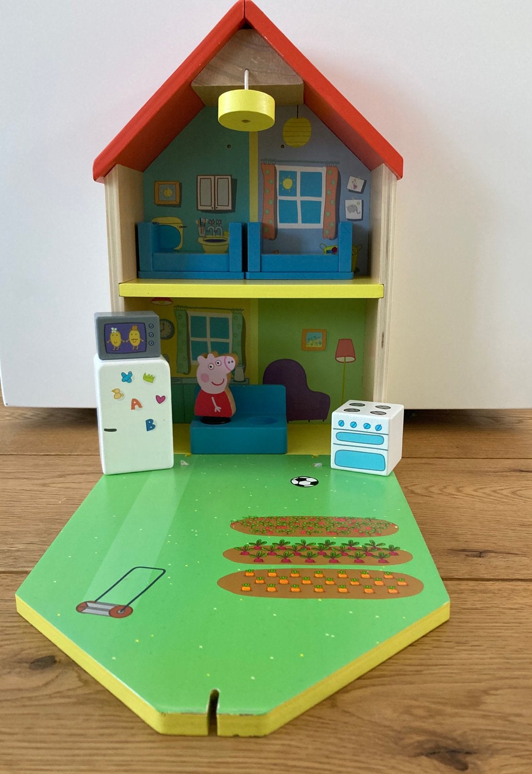 Peppa Pig houten huis, Ophalen, Zo goed als nieuw