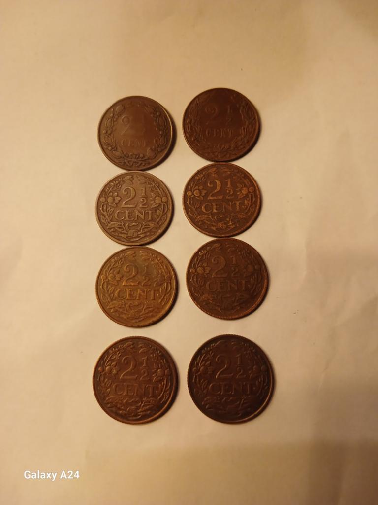 Oud Nederlands 2,5 Leeuwencenten - Diverse Jaartallen, Ophalen of Verzenden