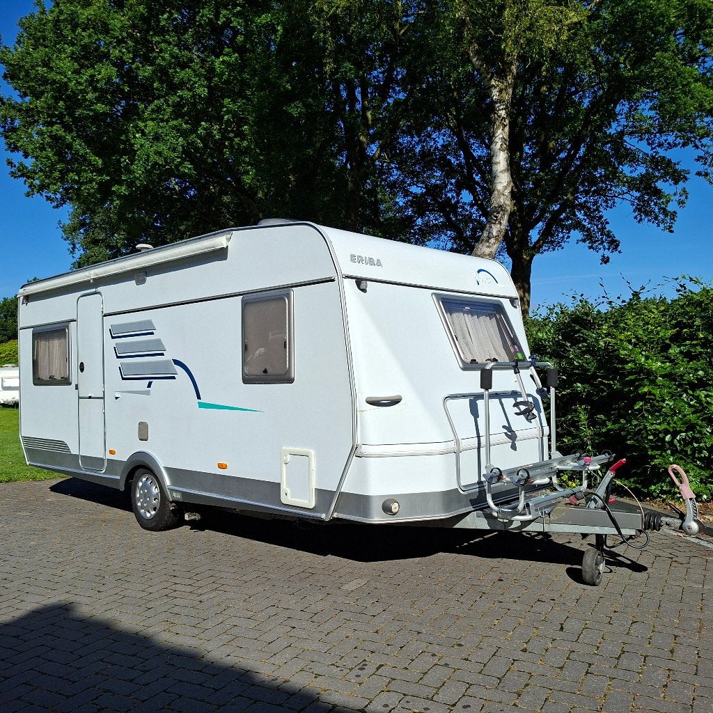 Eriba Nova 545 - Mover - Voortent - Luifel - Fietsendrager, Caravans en Kamperen, Rondzit, Bedrijf, Vast bed, Eriba