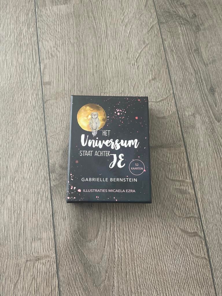 Het Universum Staat Achter Je - Orakelkaarten, Ophalen of Verzenden, Zo goed als nieuw, Spiritualiteit algemeen, Overige typen