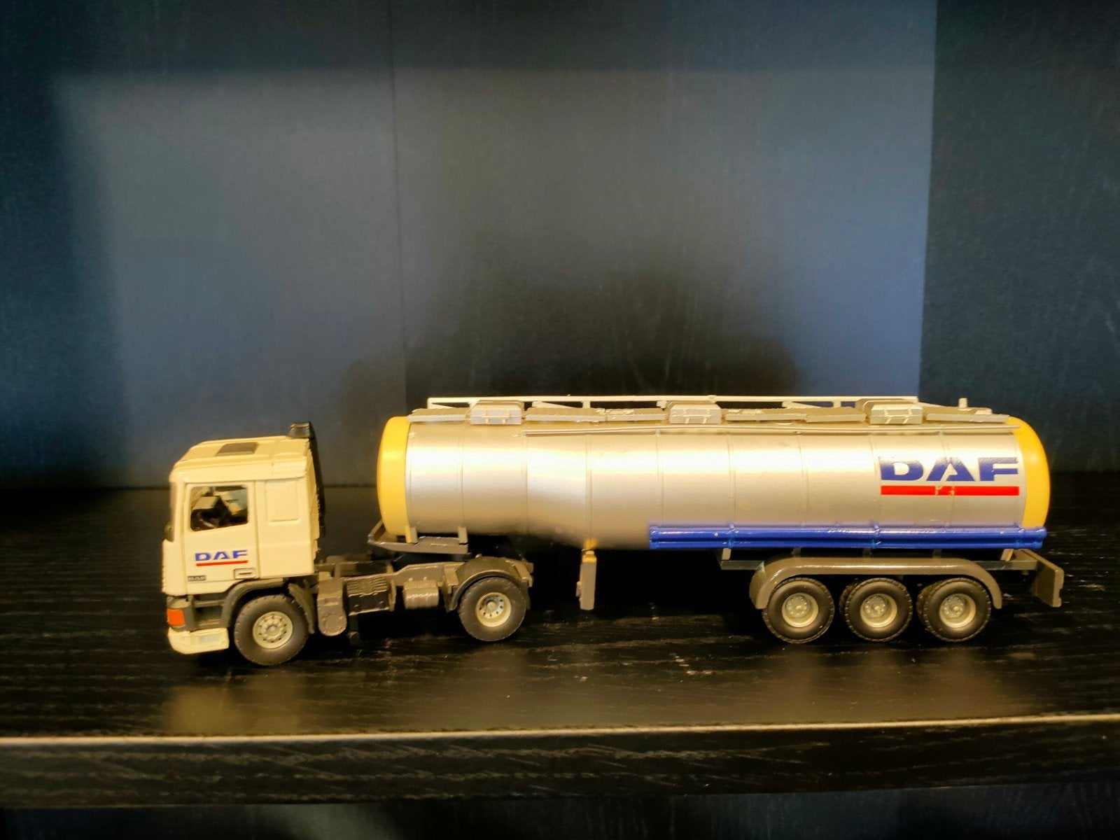 Tekno DAF 95 Tankwagen / Tankoplegger – Schaal 1:50 (Promo), Ophalen, Gebruikt, Bus of Vrachtwagen, Tekno