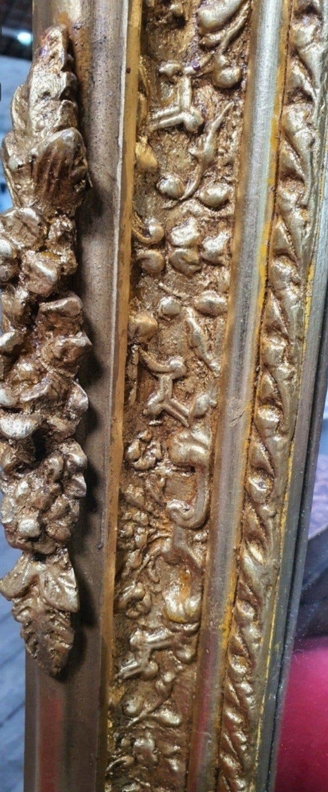 Gouden Spiegel met Engeltjes

Prachtige spiegel met een rijk, Ophalen of Verzenden, Rechthoekig