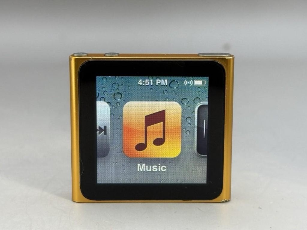 iPod Nano 6e generatie | Goud | Voor liefhebber/verzamelaar, Met radio, Oranje, Ophalen of Verzenden, Niet werkend