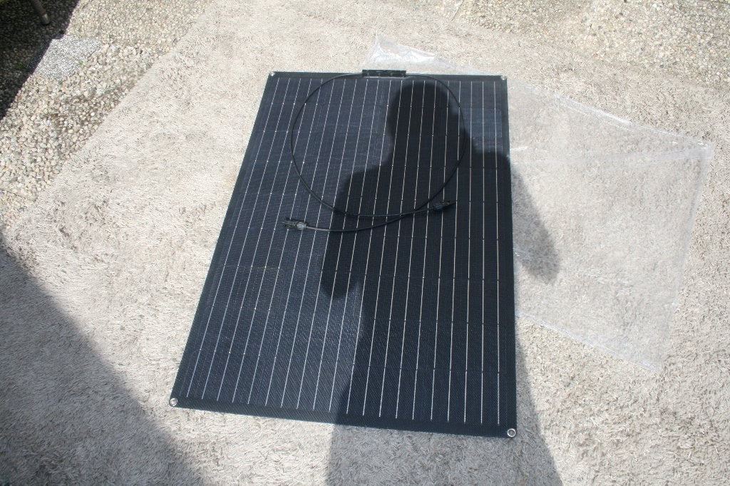 Nieuw 100 Watt Zwart Flexibel Zonnepaneel ETFE mono, Ophalen of Verzenden, Nieuw, Overige typen