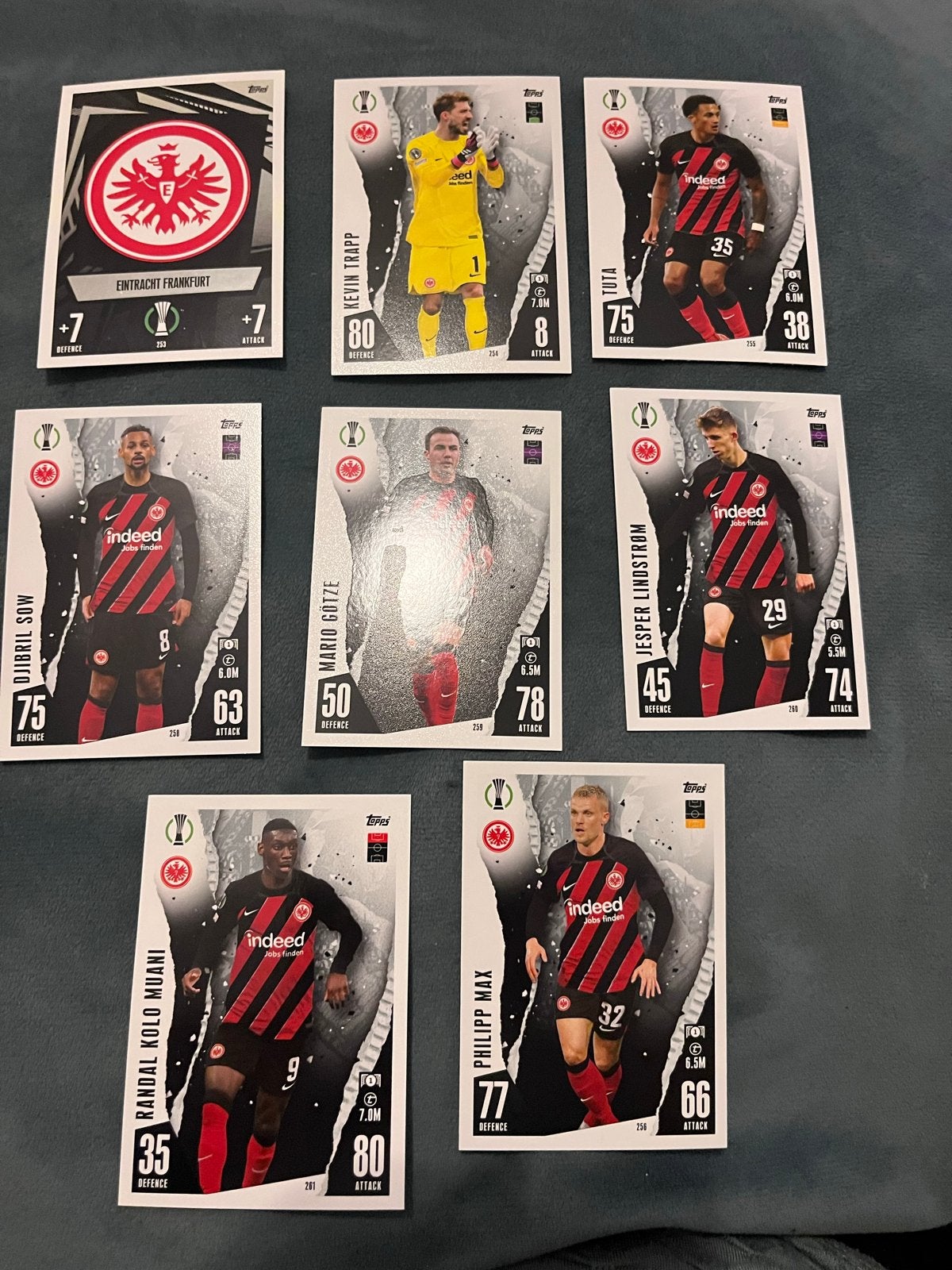 Eintracht Frankfurt voetbalplaatjes - Topps Match Attax, Ophalen of Verzenden, Nieuw, Buitenlandse clubs, Poster, Plaatje of Sticker